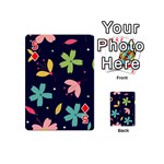 Colorful Floral Playing Cards 54 Designs (Mini) Front - Diamond5