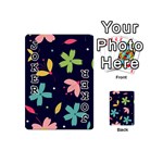 Colorful Floral Playing Cards 54 Designs (Mini) Front - Joker1