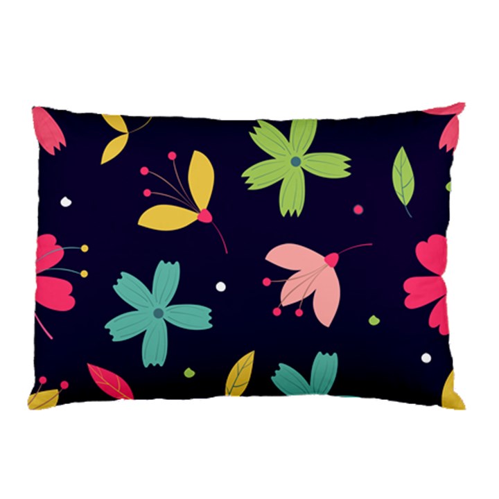 Colorful Floral Pillow Case (Two Sides)