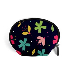 Colorful Floral Accessory Pouch (small)