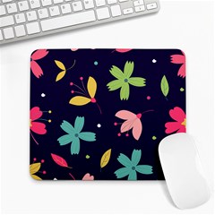 Colorful Floral Large Mousepads by hanggaravicky2