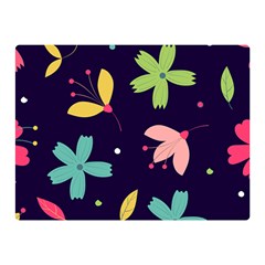 Colorful Floral Double Sided Flano Blanket (mini)  by hanggaravicky2