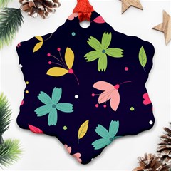 Colorful Floral Ornament (snowflake)