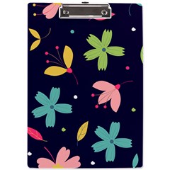 Colorful Floral A4 Clipboard