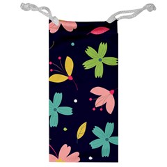 Colorful Floral Jewelry Bag