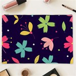 Colorful Floral Cosmetic Bag (XXL) Front