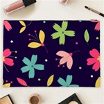 Colorful Floral Cosmetic Bag (XXL) Back