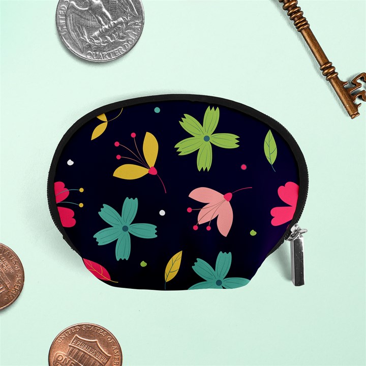 Colorful Floral Accessory Pouch (Small)