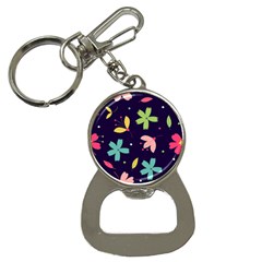 Colorful Floral Bottle Opener Key Chain by hanggaravicky2