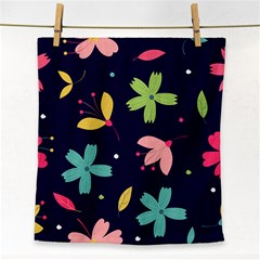 Colorful Floral Face Towel