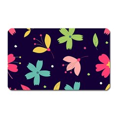 Colorful Floral Magnet (rectangular) by hanggaravicky2