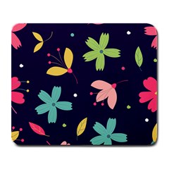 Colorful Floral Large Mousepads by hanggaravicky2