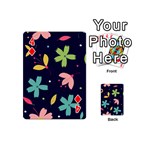 Colorful Floral Playing Cards 54 Designs (Mini) Front - Diamond4