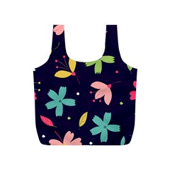 Colorful Floral Full Print Recycle Bag (s) by hanggaravicky2