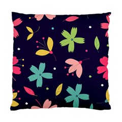 Colorful Floral Standard Cushion Case (one Side)