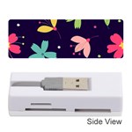 Colorful Floral Memory Card Reader (Stick) Front