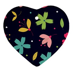 Colorful Floral Ornament (heart) by hanggaravicky2