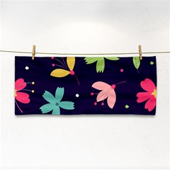 Colorful Floral Hand Towel