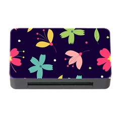 Colorful Floral Memory Card Reader With Cf