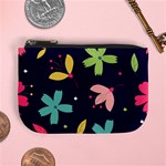 Colorful Floral Mini Coin Purse Front