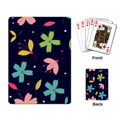 Colorful Floral Playing Cards Single Design (rectangle)