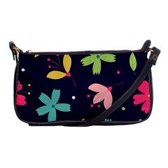 Colorful Floral Shoulder Clutch Bag by hanggaravicky2