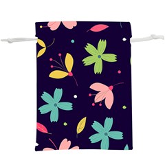 Colorful Floral  Lightweight Drawstring Pouch (xl) by hanggaravicky2