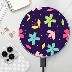 Colorful Floral Wireless Charger by hanggaravicky2