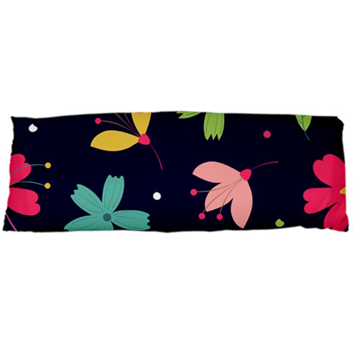 Colorful Floral Body Pillow Case Dakimakura (Two Sides)