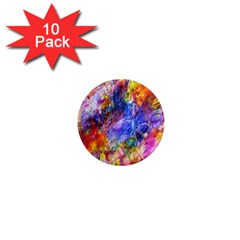 Abstract Colorful Artwork Art 1  Mini Magnet (10 Pack)  by artworkshop