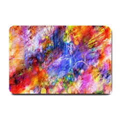 Abstract Colorful Artwork Art Small Doormat  by artworkshop