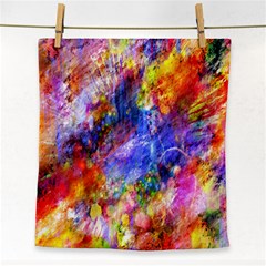 Abstract Colorful Artwork Art Face Towel by artworkshop