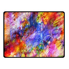 Abstract Colorful Artwork Art Fleece Blanket (small) by artworkshop