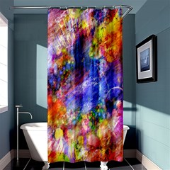 Abstract Colorful Artwork Art Shower Curtain 36  X 72  (stall)  by artworkshop