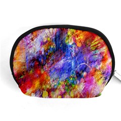 Abstract Colorful Artwork Art Accessory Pouch (medium) by artworkshop