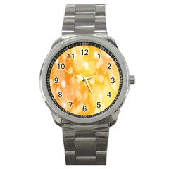 Abstract Sparkling Christmas Day Sport Metal Watch by artworkshop