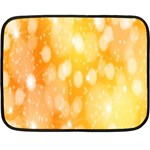 Abstract Sparkling Christmas Day Fleece Blanket (Mini) 35 x27  Blanket