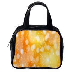 Abstract Sparkling Christmas Day Classic Handbag (one Side) by artworkshop