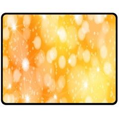 Abstract Sparkling Christmas Day Double Sided Fleece Blanket (medium) 