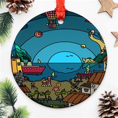 Artwork Art Kids Ornament (round) by artworkshop