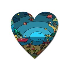 Artwork Art Kids Heart Magnet by artworkshop