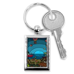 Artwork Art Kids Key Chain (rectangle) by artworkshop