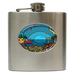 Artwork Art Kids Hip Flask (6 Oz) by artworkshop