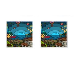 Artwork Art Kids Cufflinks (square) by artworkshop