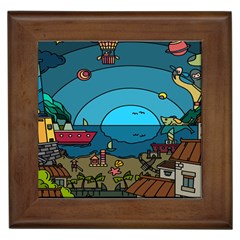 Artwork Art Kids Framed Tile by artworkshop