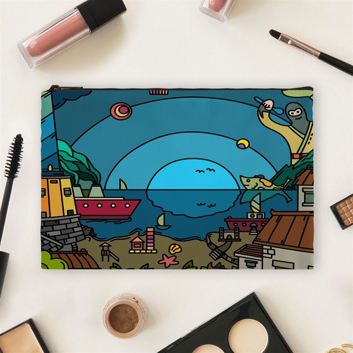 Artwork Art Kids Cosmetic Bag (Large)