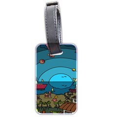 Artwork Art Kids Luggage Tag (two Sides) by artworkshop