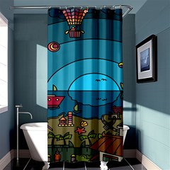 Artwork Art Kids Shower Curtain 36  X 72  (stall)  by artworkshop