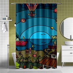 Artwork Art Kids Shower Curtain 48  X 72  (small)  by artworkshop