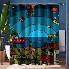 Artwork Art Kids Shower Curtain 60  X 72  (medium)  by artworkshop